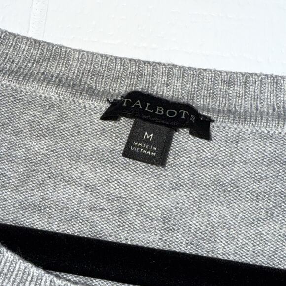 Talbots Women’s Multi Stripe Side Button Sweater Size Medium - Picture 5 of 6